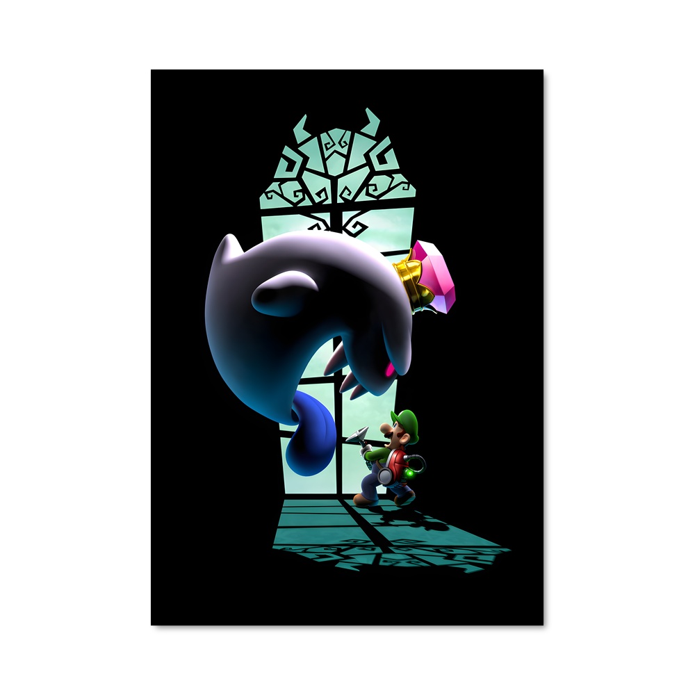 Poster King Boo au Façade – affiche Mario